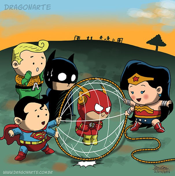 Супергероите като деца