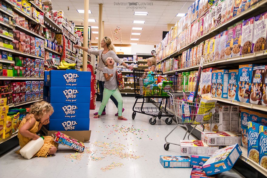 Хаосът в супермаркета