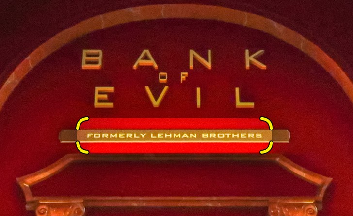 Банката на Злото в „Аз, проклетникът”