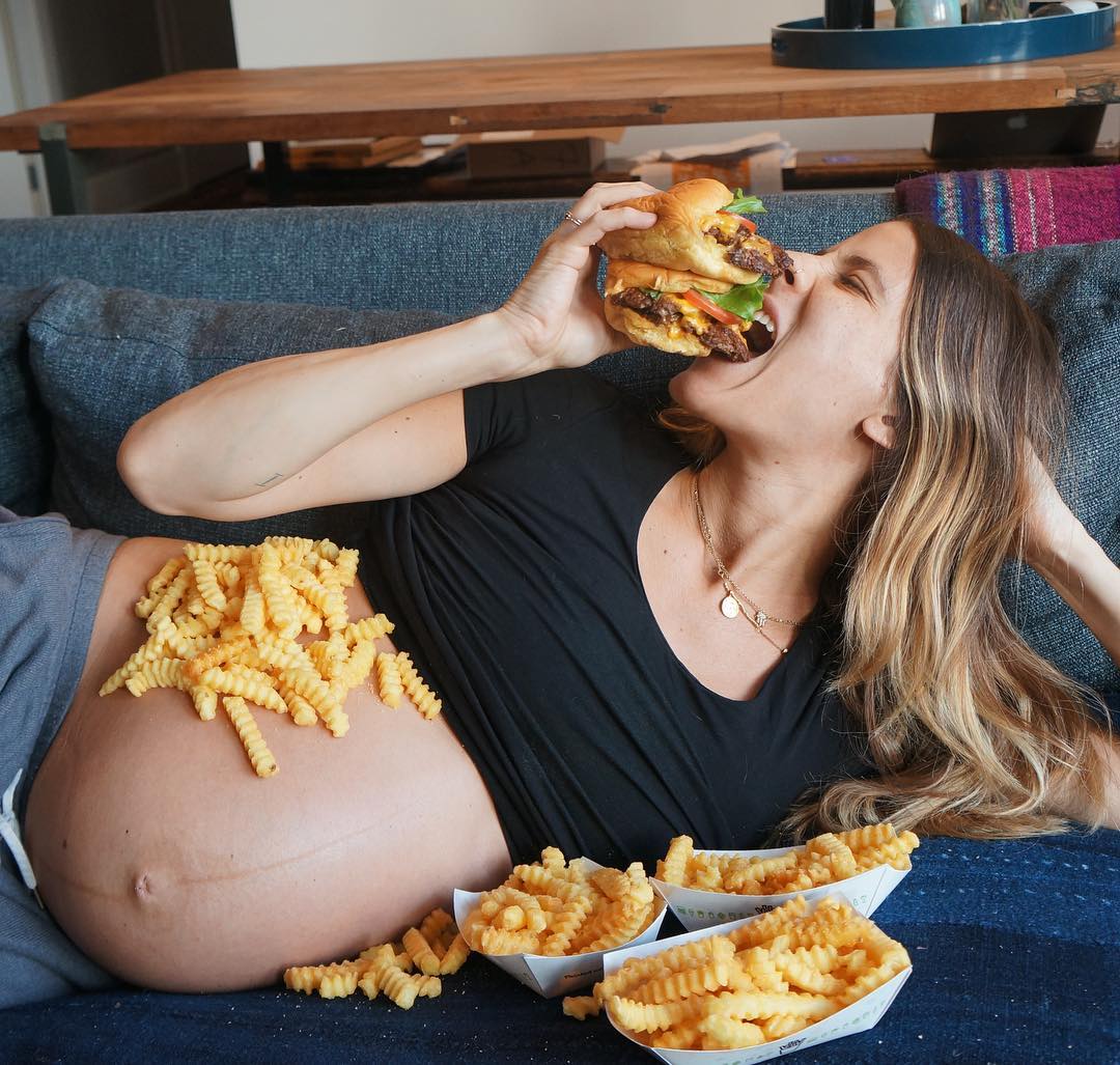 За бременността и ненаситния апетит