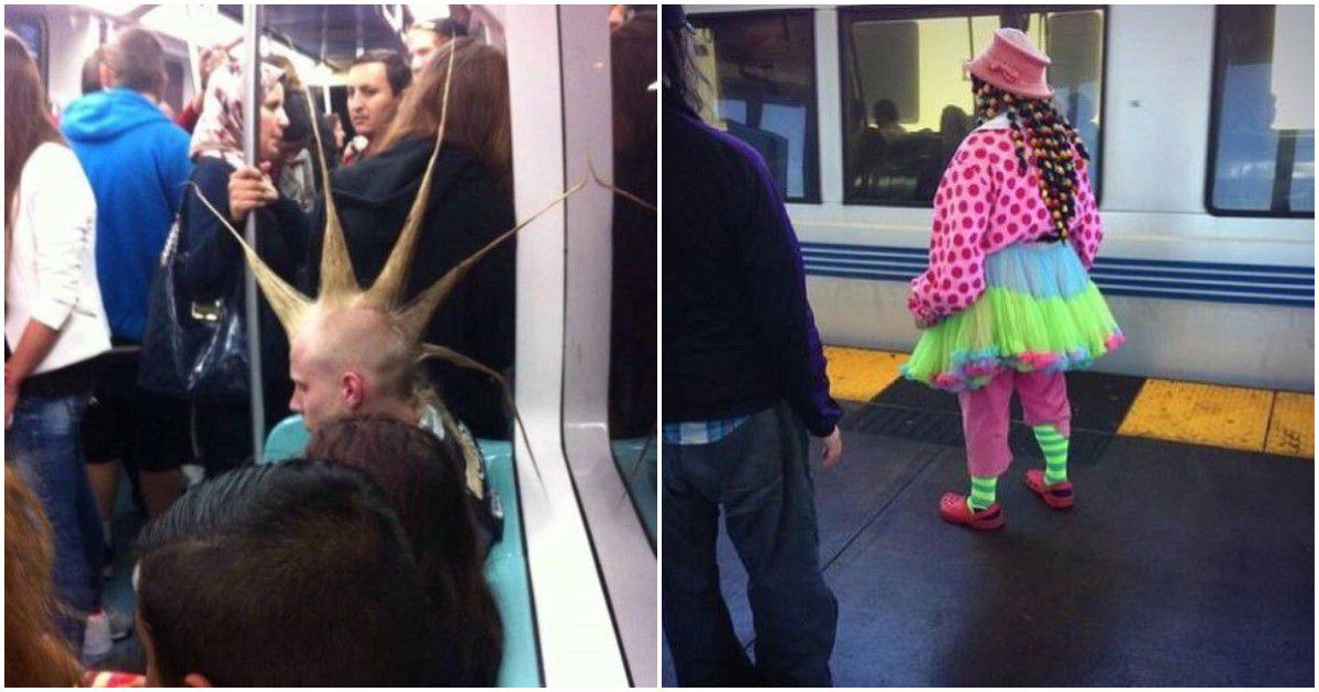 Забавно: Най-странните модни провали в метрото