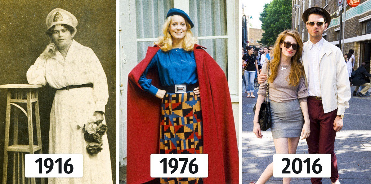 Поглед назад във времето: Какви дрехи са носели хората, когато сте се родили
