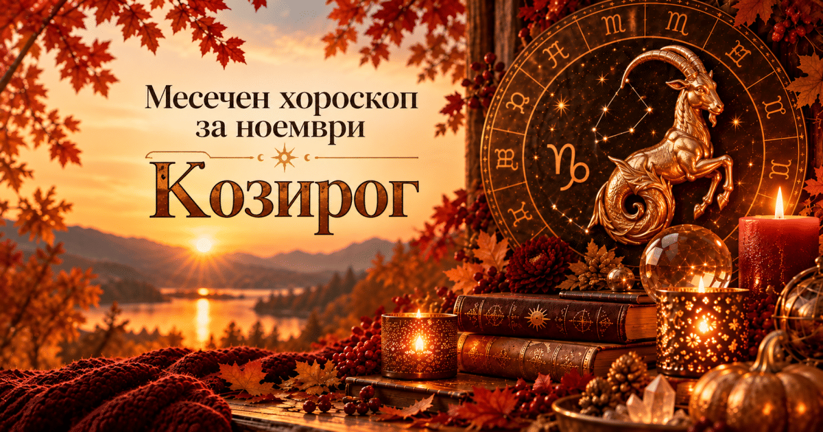 Месечен хороскоп за Козирог за ноември