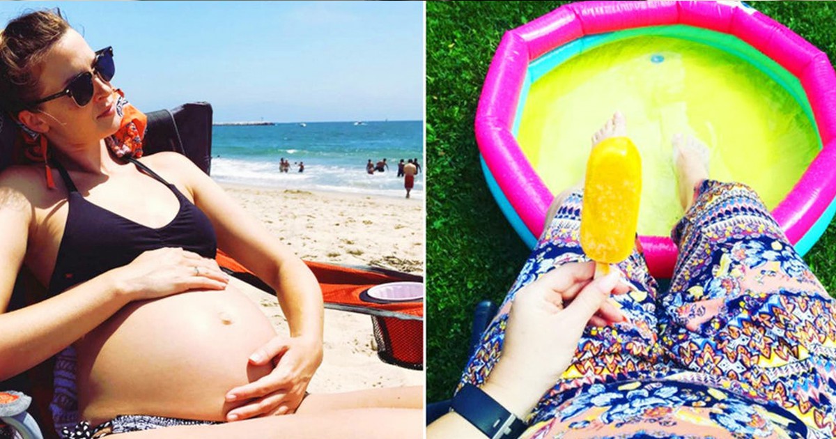 14 причини защо да си бременна през лятото е двойно предизвикателство