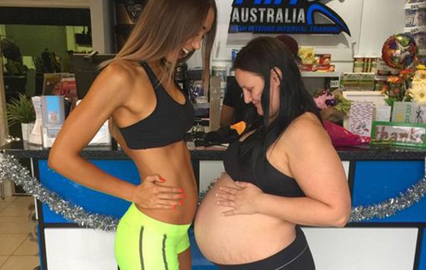 Изумително: Тези две бременни дами имат само 4 седмици разлика