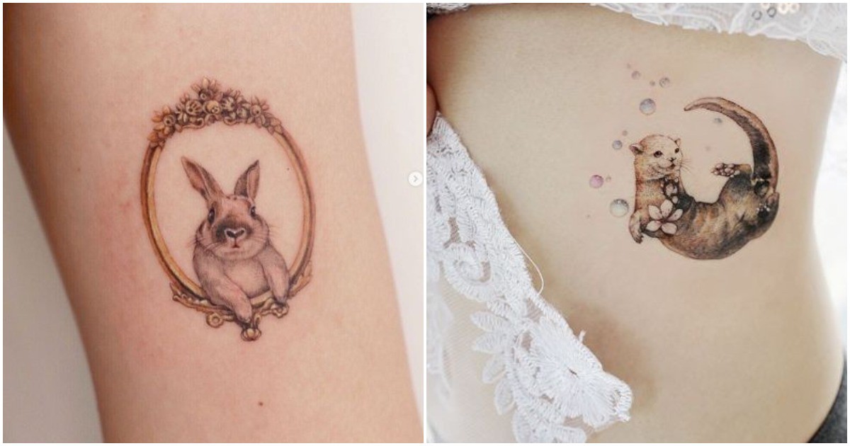 23 идеи за татуировки с животни, които ще ви умилят