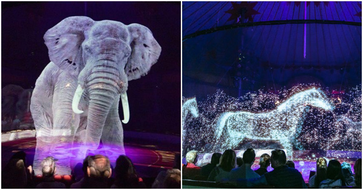 Цирк използва холограми, за да се бори срещу насилието над животни