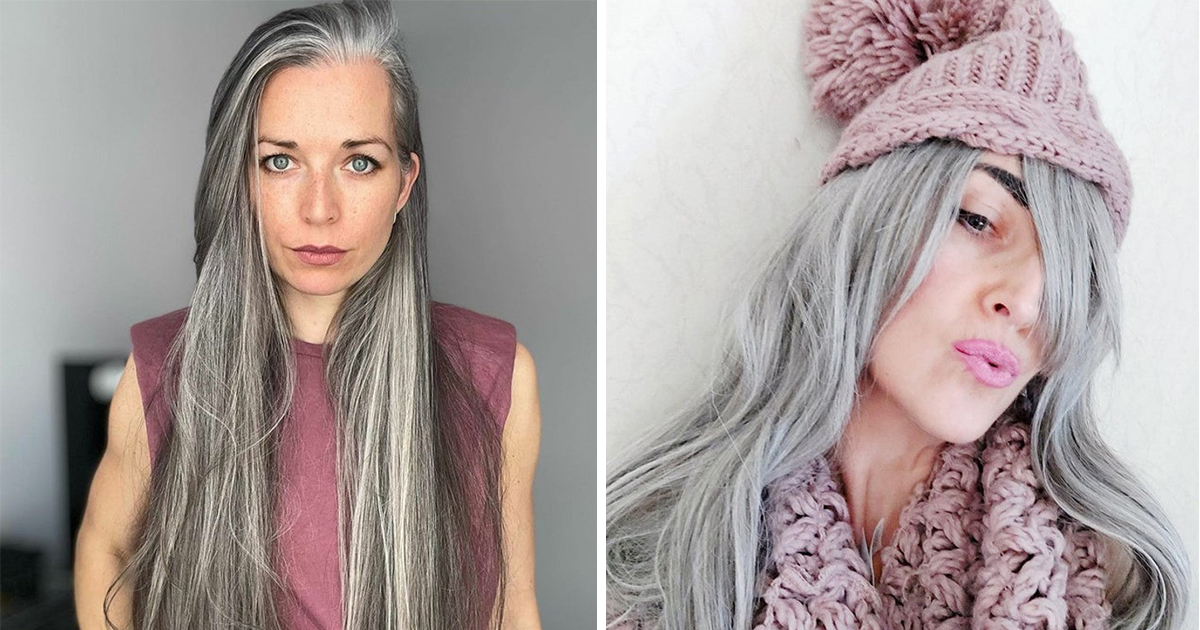Прекрасни: 18 жени, които не се срамуват от сивата си коса, а я носят като корона