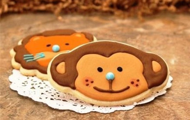 Новогодишни бисквити „Маймунки”