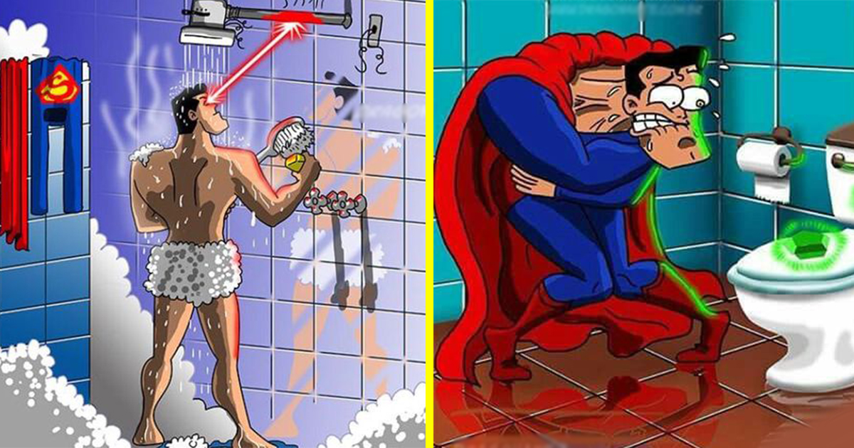 Забавни комикси: Какво е ежедневието на супергероите