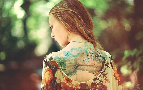 Романтичният акварел: 22 татуировки, които ще ви накарат да мечтаете