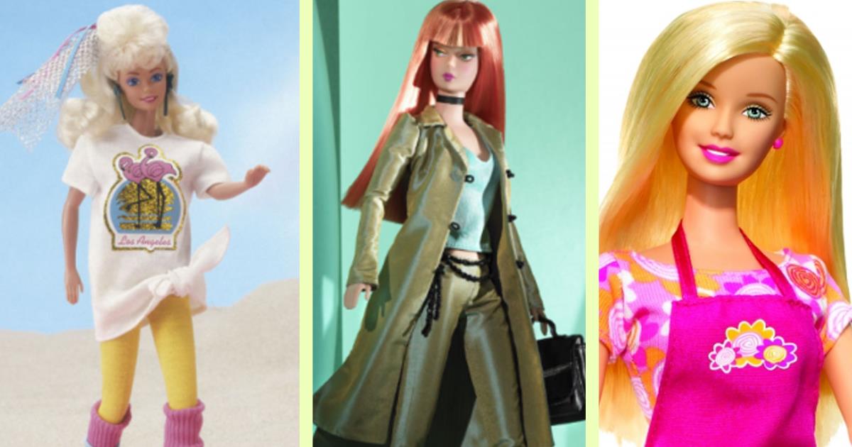 Любопитно: Как е изглеждала куклата Барби в годината, в която си родена