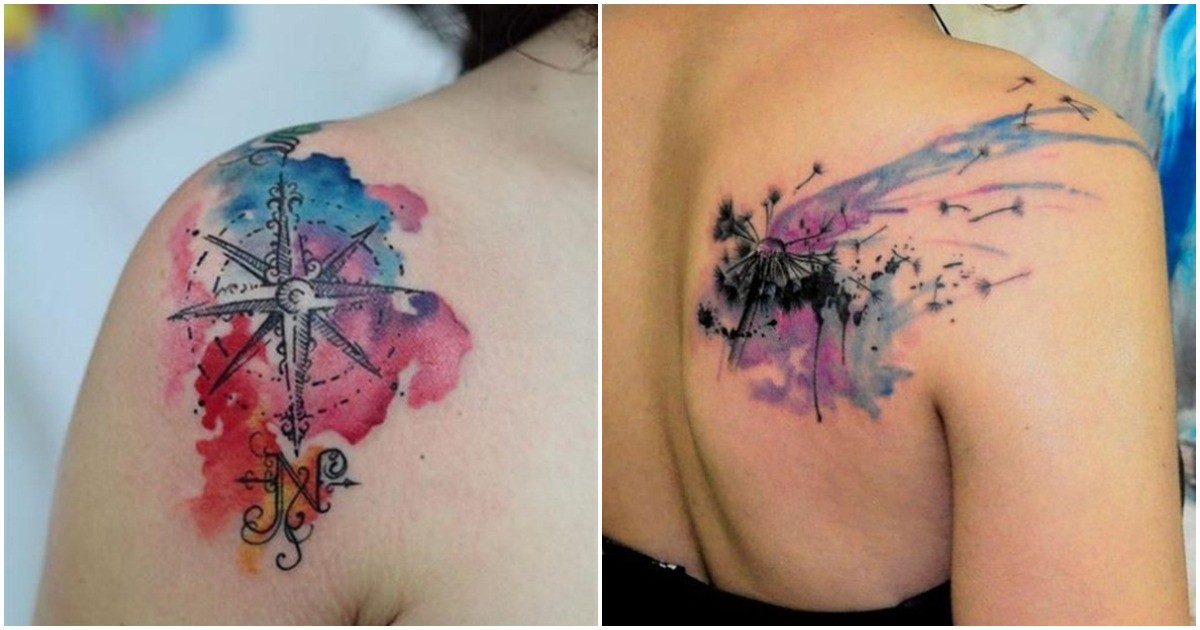 Есенни тенденции: 20 красиви идеи за акварелни татуировки