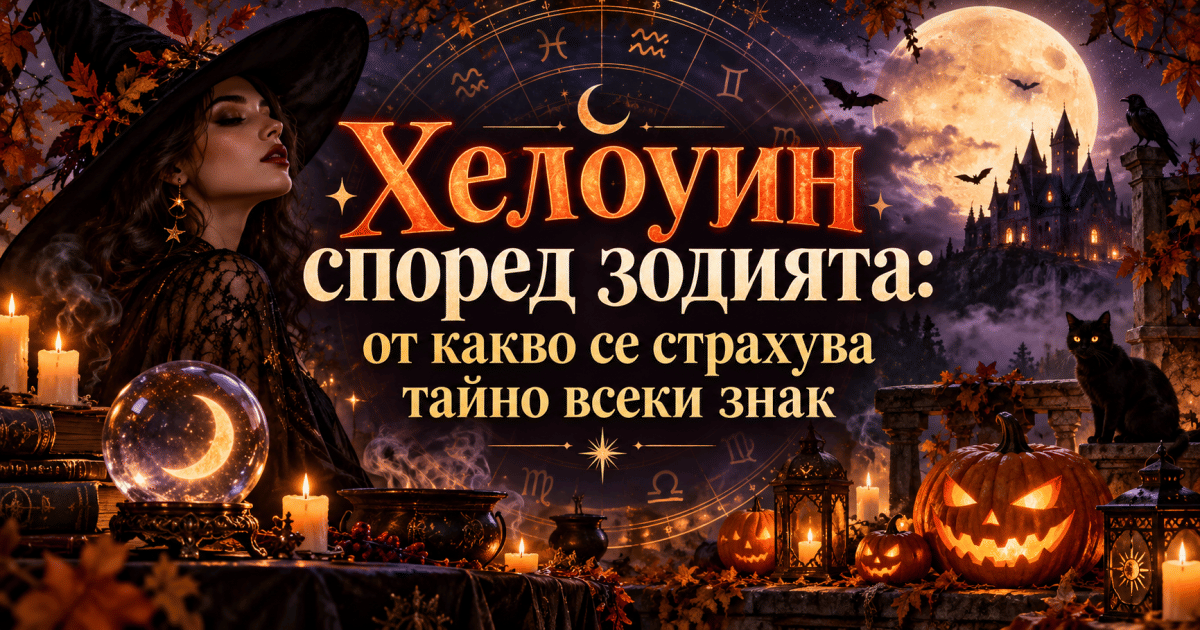 Хелоуин според зодията: от какво се страхува тайно всеки знак