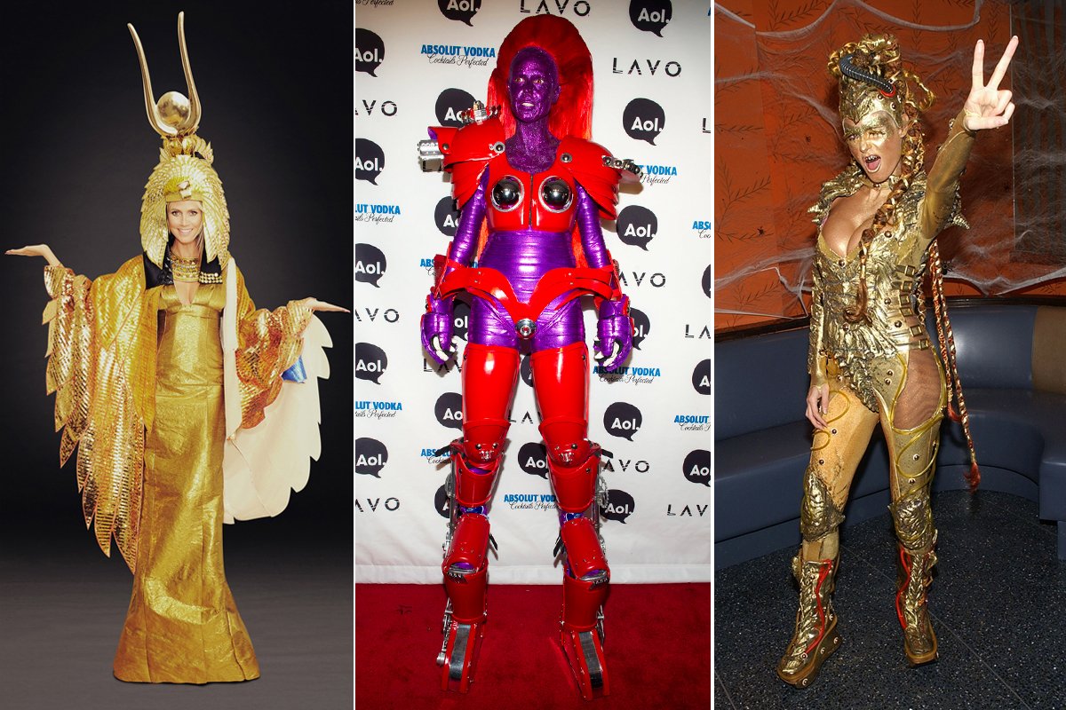 Хайди Клум и нейните невероятни Хелоуин костюми