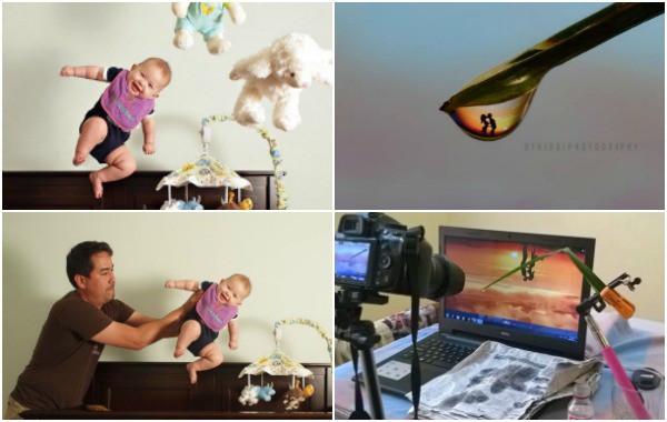 19 снимки, които показват изумителните трикове, които хората правят, за да постигнат перфектната снимка