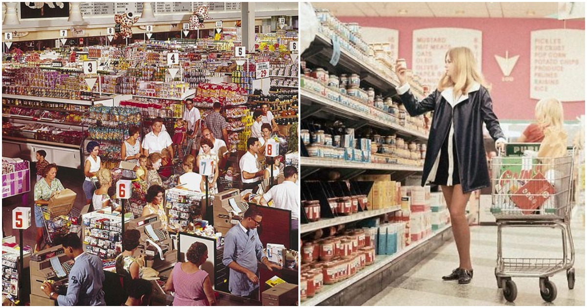 Любопитно: Как са изглеждали супермаркетите в годината, в която си родена