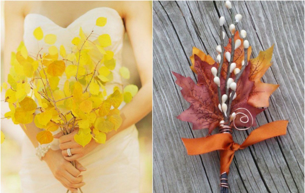 25 невероятни есенни сватбени букета