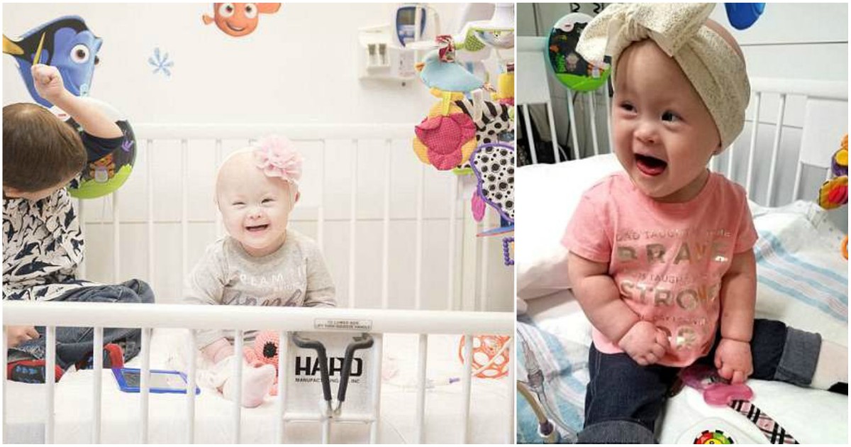 Момиченце със синдрома на Даун победи рака два пъти, преди да навърши 2 годинки