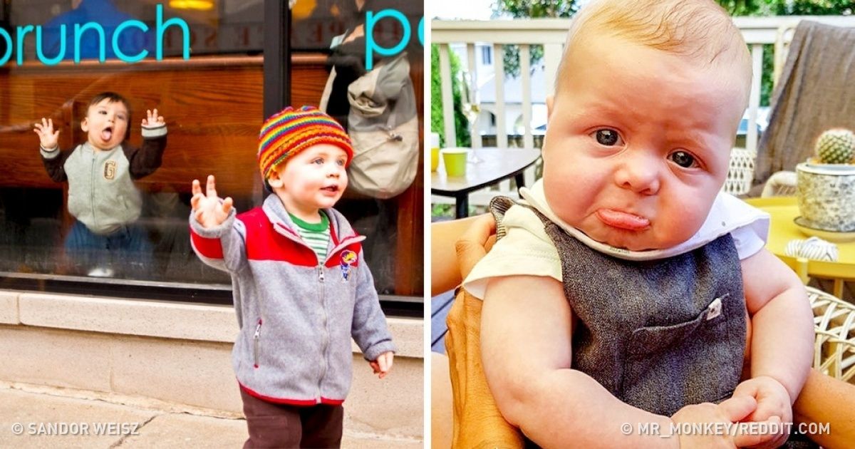 Сладури: 24 примера, че бебетата правят най-смешните физиономии