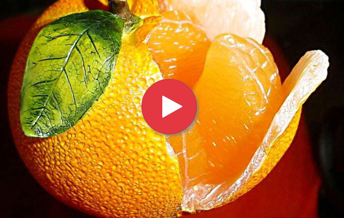 Гениален трик за белене на портокал