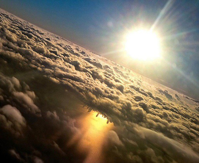 10 невероятни снимки, заснети от люка на самолет