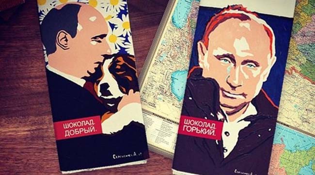 В Русия пуснаха шоколад с лика на Путин