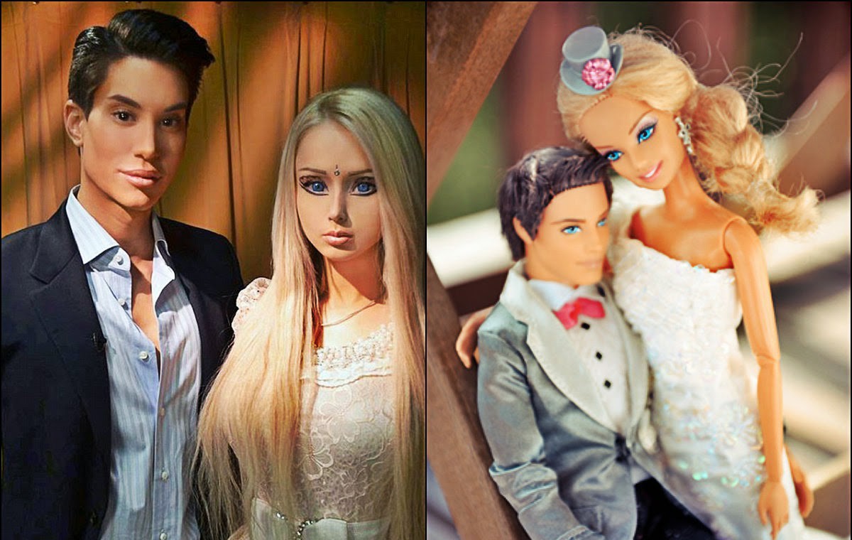 Преди и сега: Живи кукли