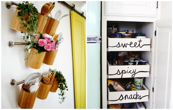 6 красиви начина, по който да организирате кухненския килер