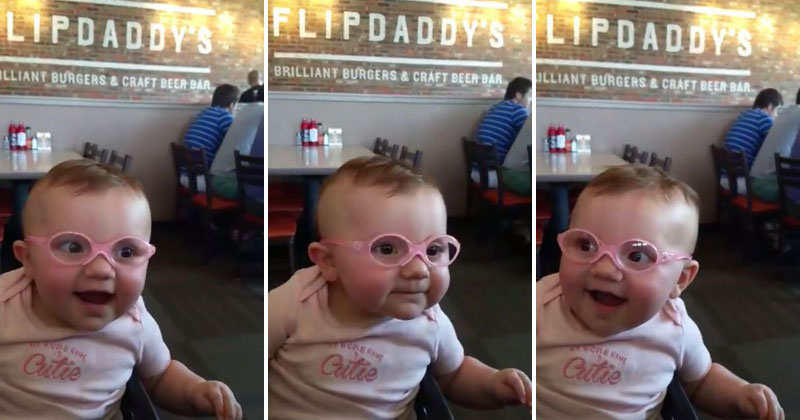 Удивително: Бебе с нарушено зрение вижда за първи път своите родители (Видео)