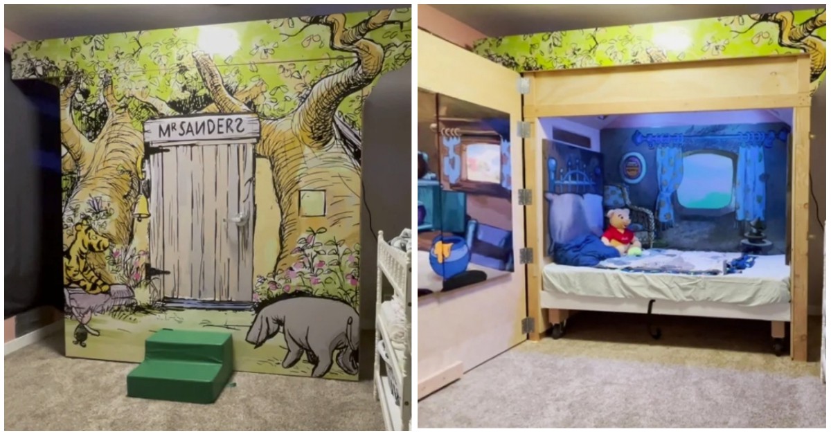 Дядо проектира и създаде ВЪЛШЕБНА детска стая за своя внук с аутизъм (ВИДЕО)