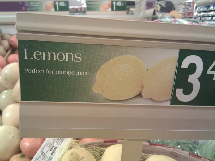 Лимони за портокалов сок