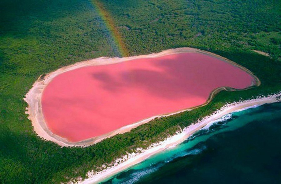 Розовото езеро, Хилиър, Австралия