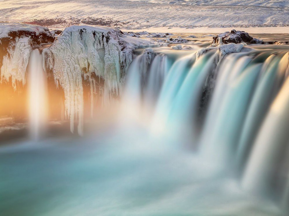 Водопадът на боговете, Исландия