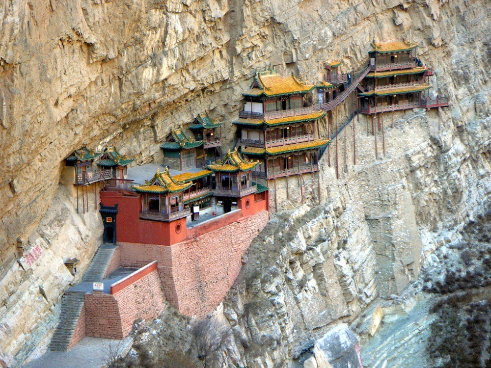 Планински манастир в Китай