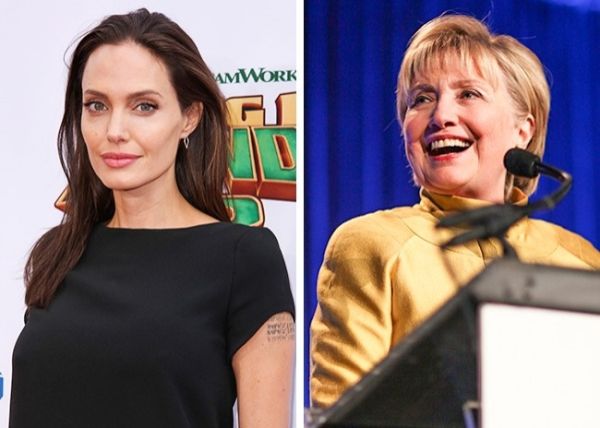 Анджелина Джоли и Хилъри Клинтън
