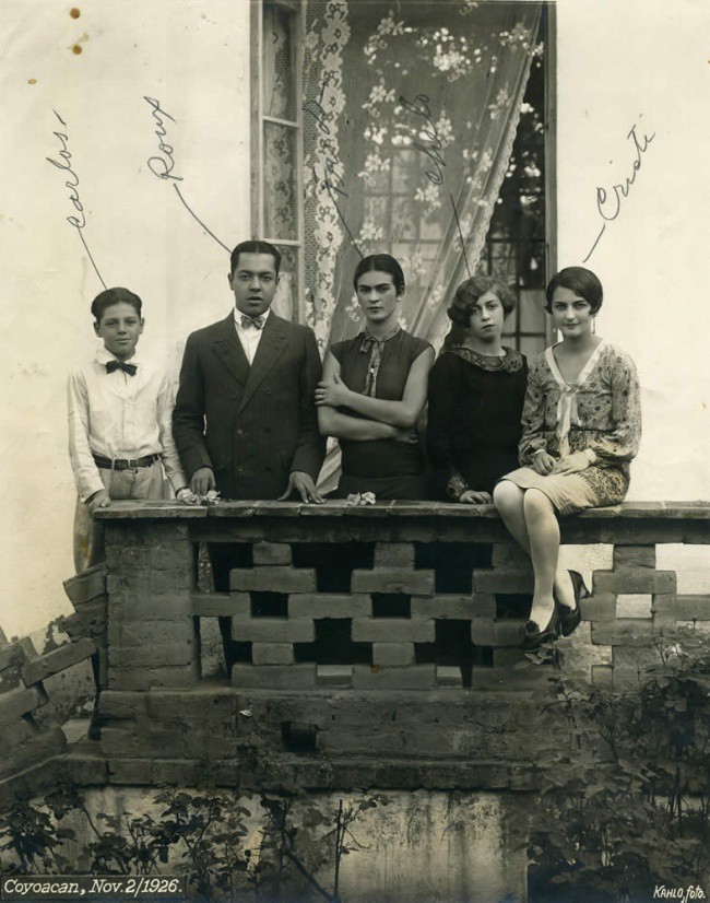 Фрида с роднини, 1926 г.