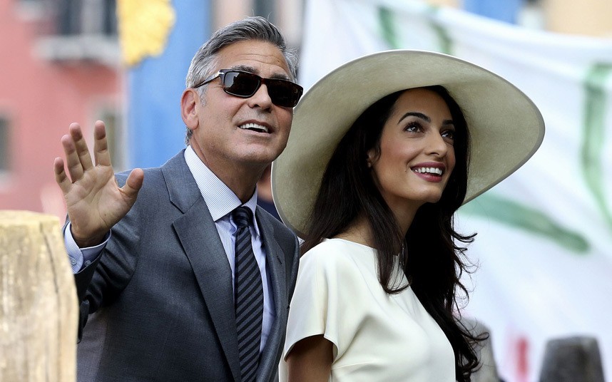 Джордж и Амал Клуни: 17 г.