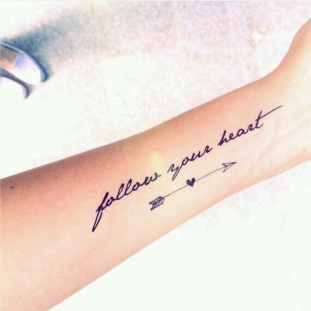 „Следвай сърцето си.”
