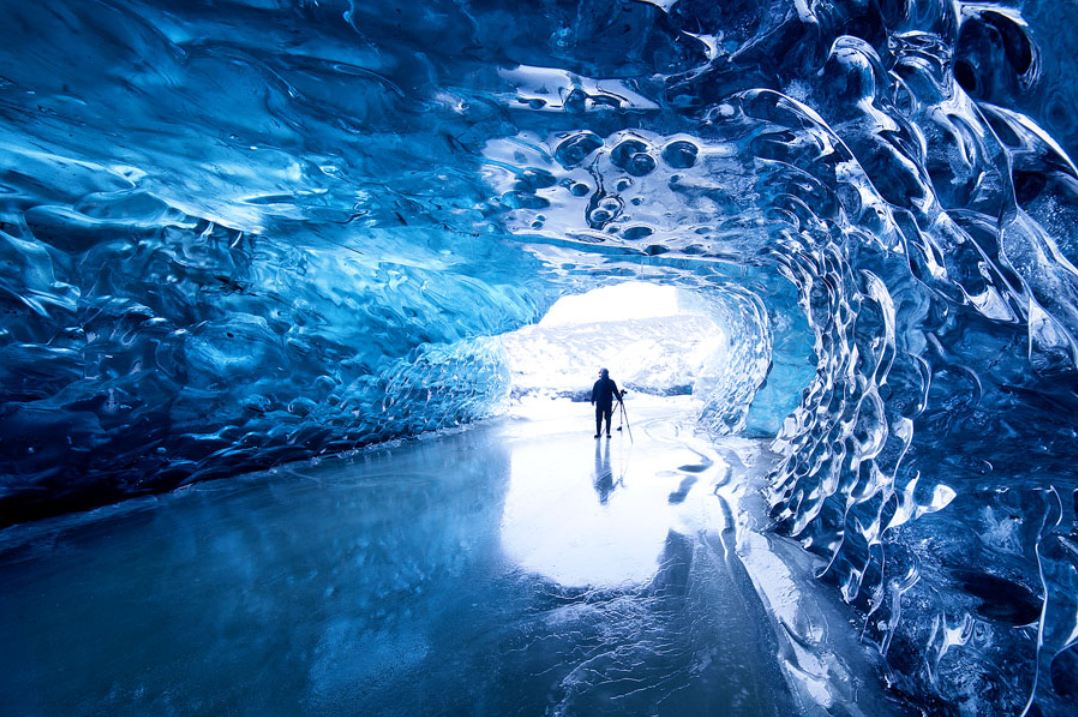 Ледена пещера, Исландия