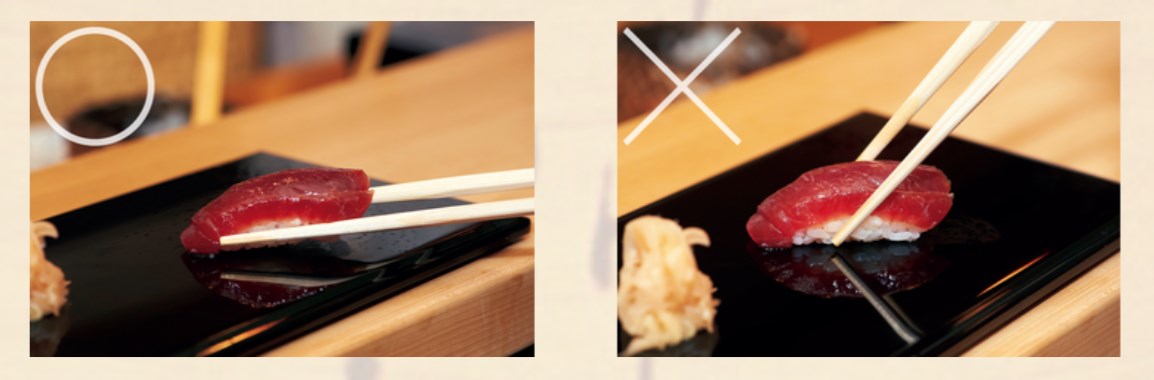 Нормално е да ядете суши с клечки