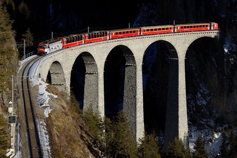 Landwasser Viaduct, Швейцария