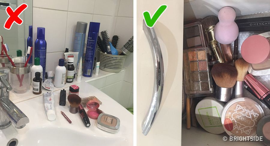 Не дръж козметиката в банята си