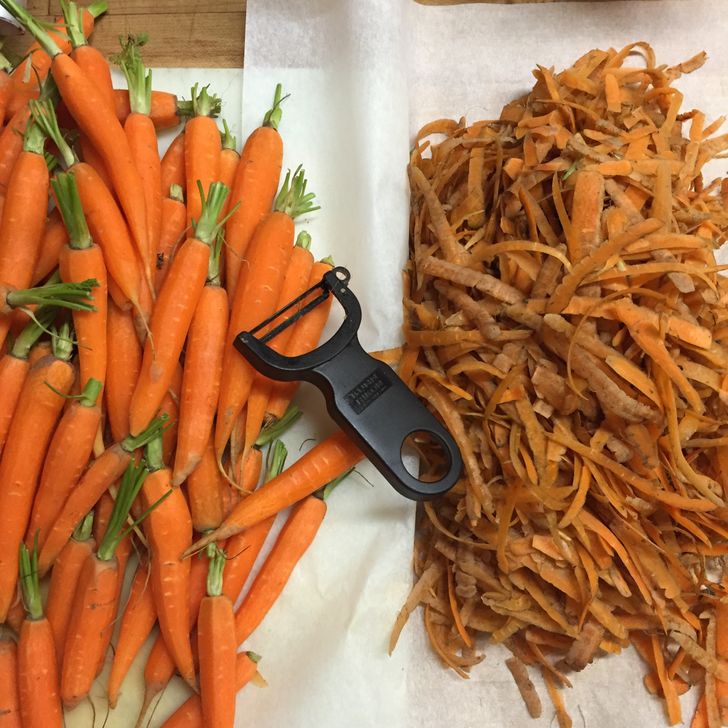 Обелки от моркови