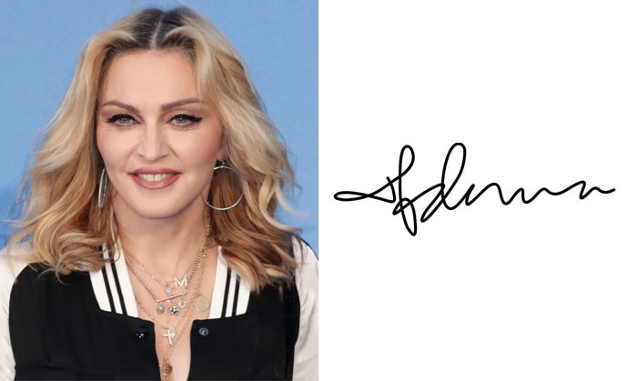 Подписът на Мадона
