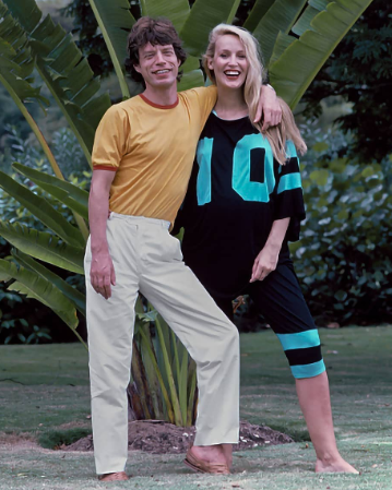 1977: Джери Хол и Мик Джагър