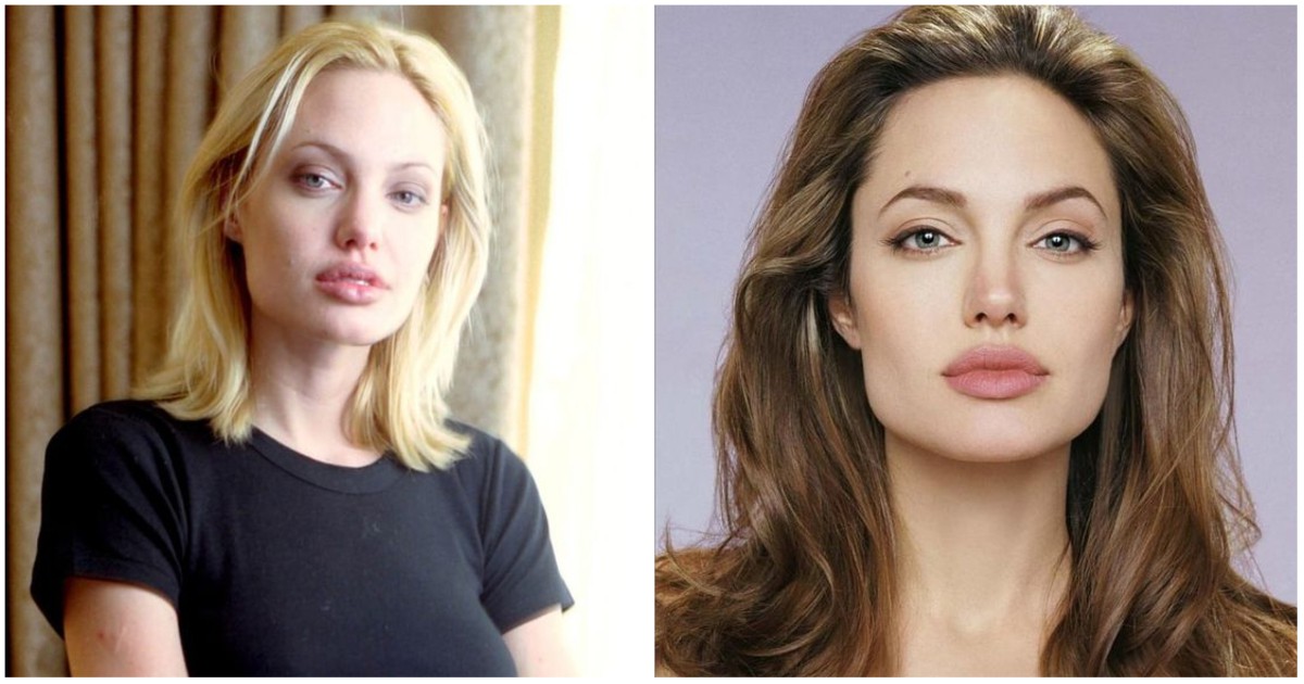 Анджелина Джоли всъщност е блондинка.