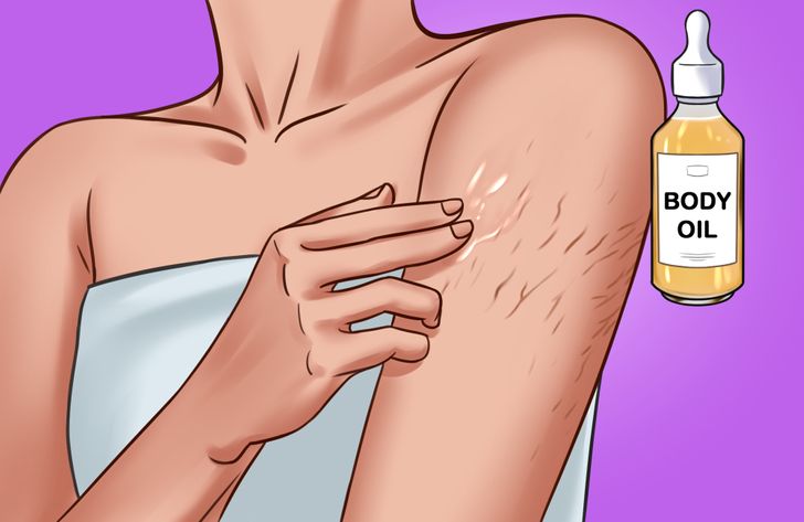 3. Хидратирайте кожата си с олио за тяло