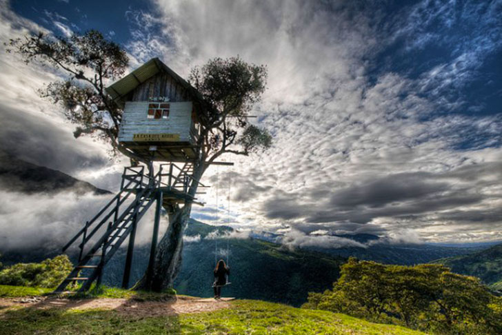Къща на дърво в Еквадор