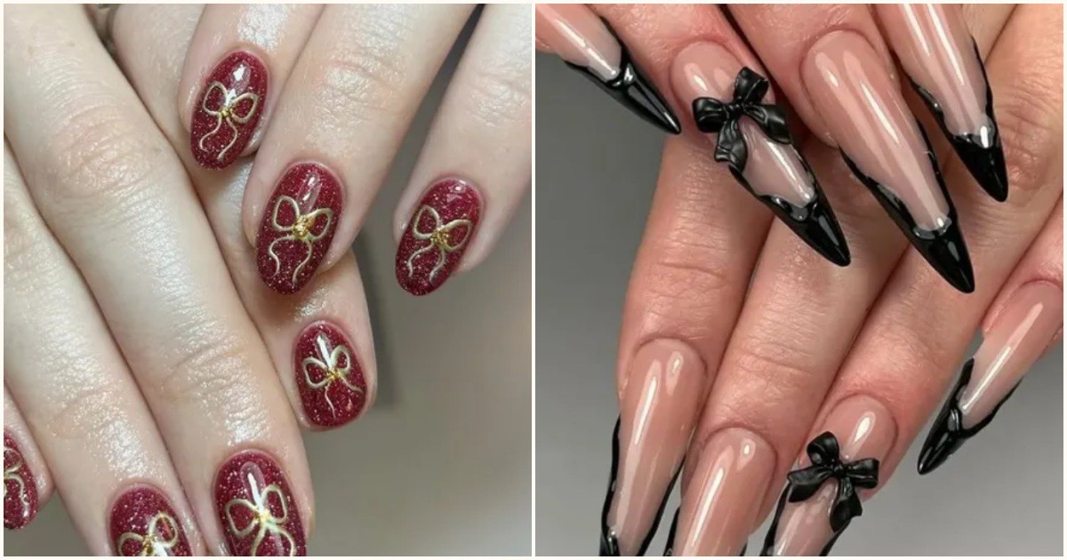 Нокти с панделки